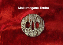 mokumegane tsuba